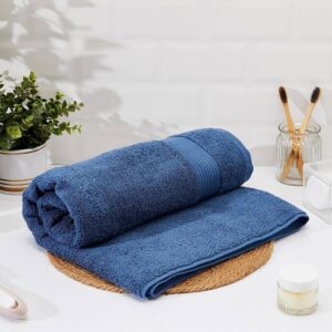 blue towel