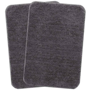 Microfiber Anti-Skid Bath Mat Pack of 2