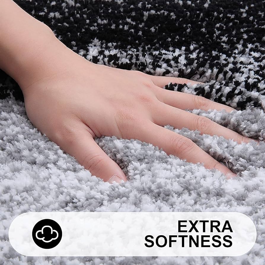 Microfiber Door Mats For Home Entrance Living Room | Anti Skid Doormats For Bathroom Entrance And Bedrooms | Main Door Mats For Entrance (Black, 18 X 28 Inch) - Image 2