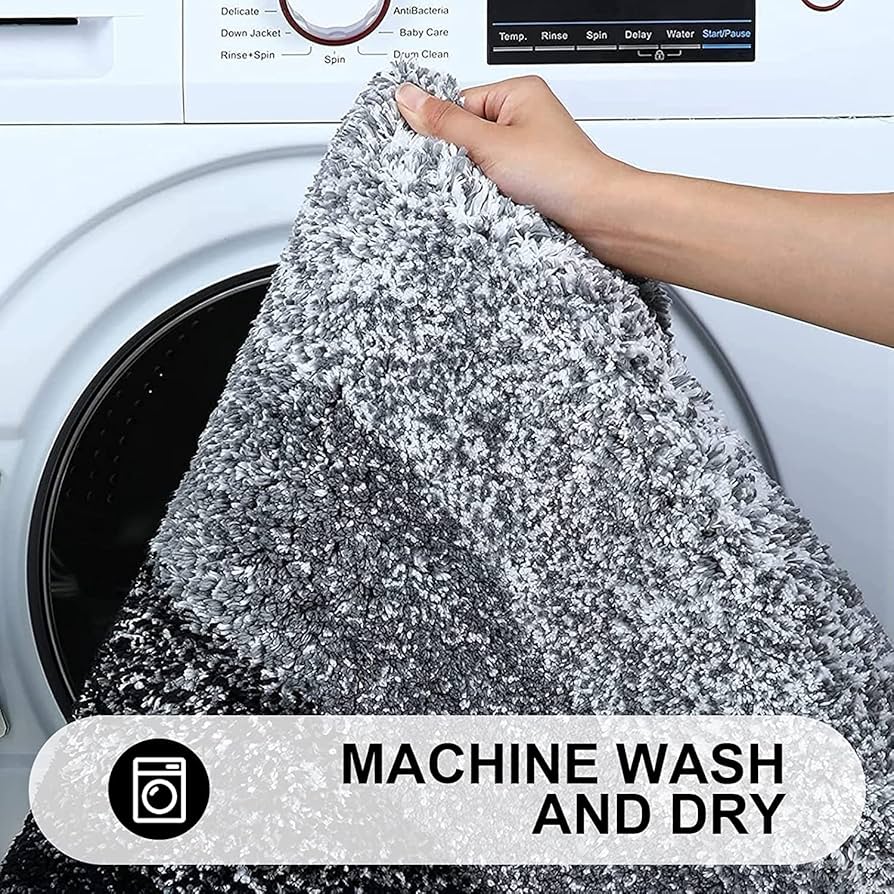 Microfiber Door Mats For Home Entrance Living Room | Anti Skid Doormats For Bathroom Entrance And Bedrooms | Main Door Mats For Entrance (Black, 18 X 28 Inch) - Image 4