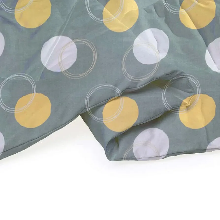 220 GSM Solid Plain Reversible Summer (Grey & Orange, Lightweight & Soft) - Image 7