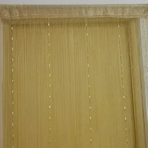 Golden String Curtain With Plastic Chains