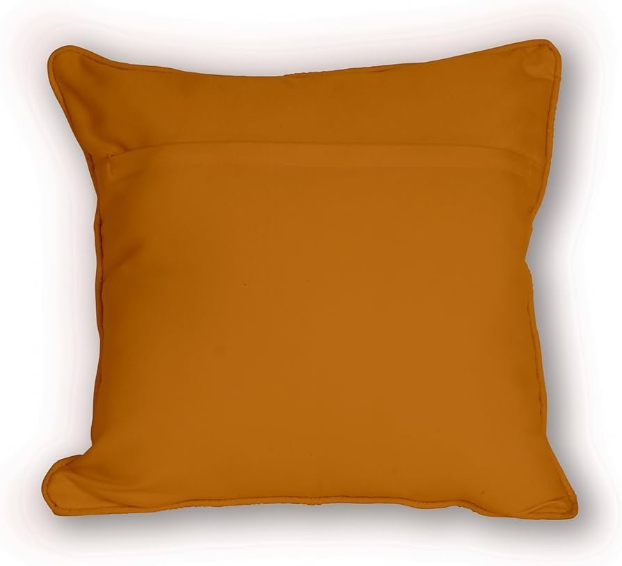 Satin Ethnic Cushion Covers Cow & Lotus Art, 16x16 Inches, Pack of 5 for Living Room & Festive Decor - Image 3