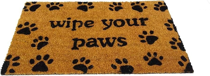Wipe Your Paws Theme for Main Entrances of Home Office School Institutions 45 X75 CM with Rubber Backing Large Size for All Homes Set of 1 - Image 2