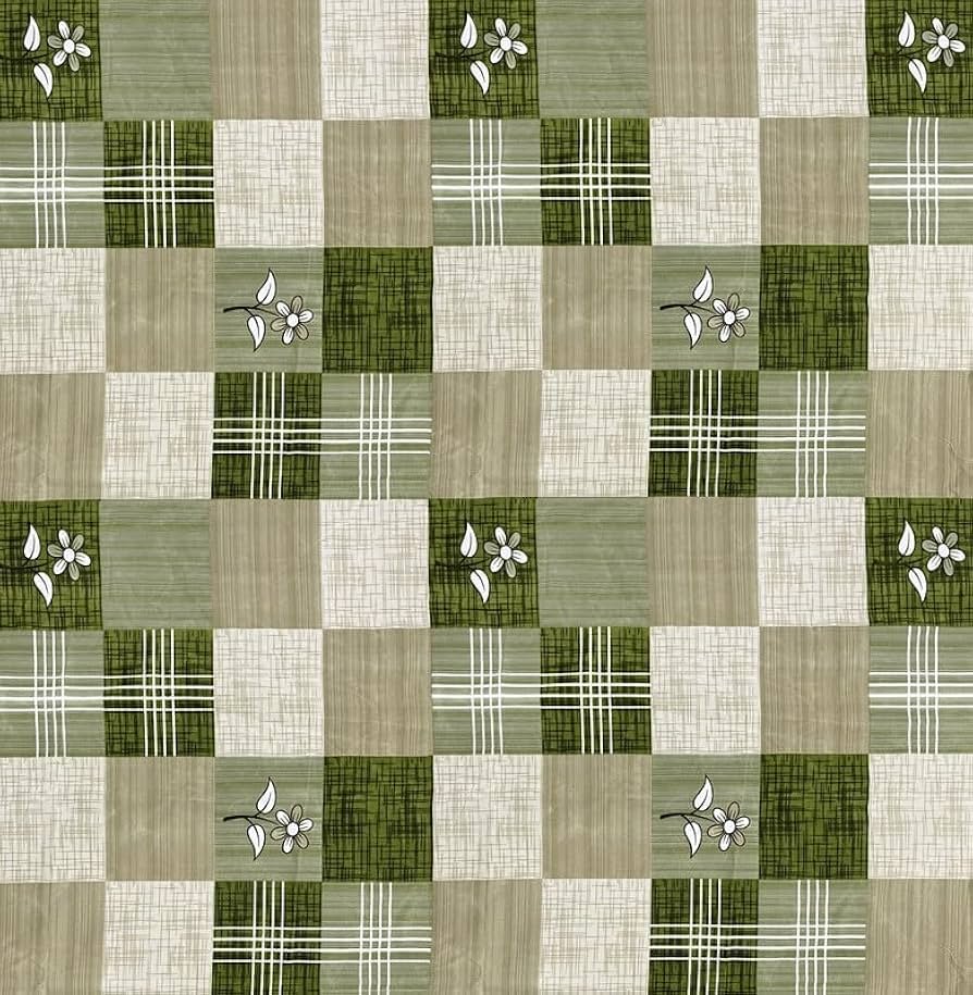 Microfiber 144 TC Aspire 2.O Collections Soft Breathable Wrinklefree Floral Printed Double Bedsheets with 2 Pillow Covers, Color Light Green and White - Image 4