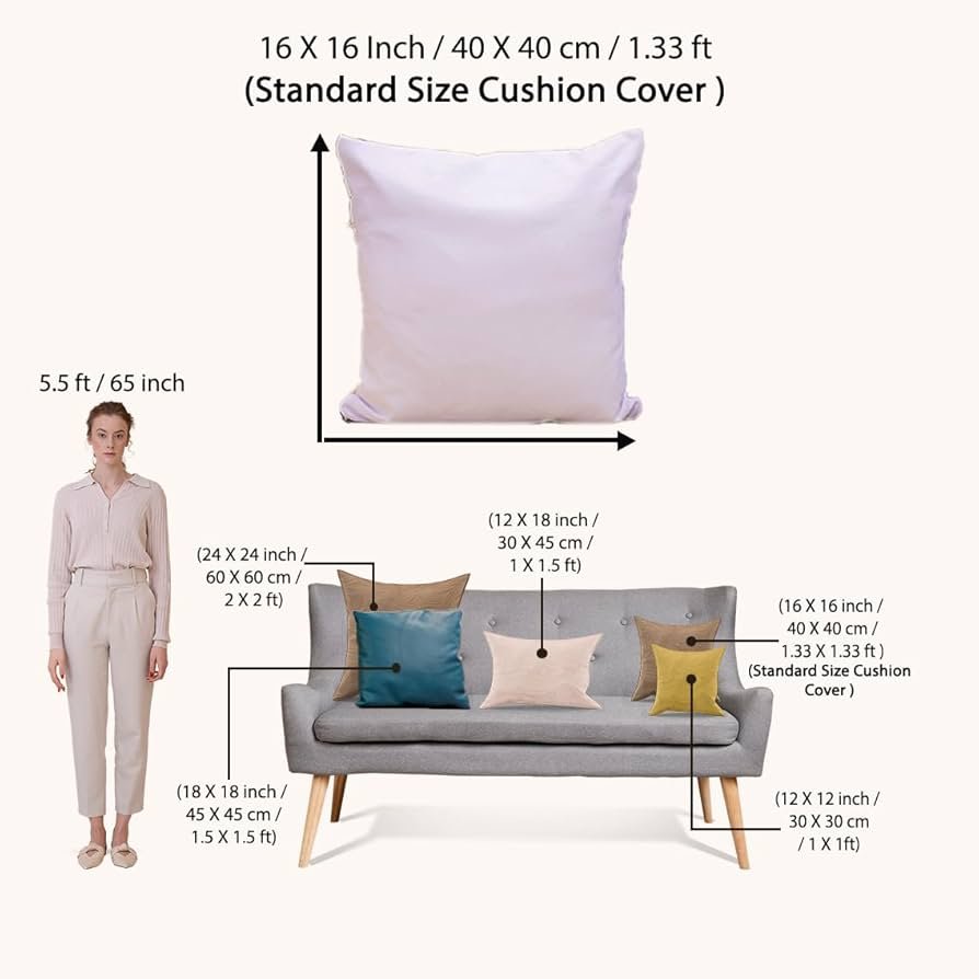 Satin Cushion Covers with, Lotus & Gold Detailing – 16x16 Inch Decorative Pack of 5 for Living Room, Drawing Room, or Modern Ethnic Home Decor - Image 6