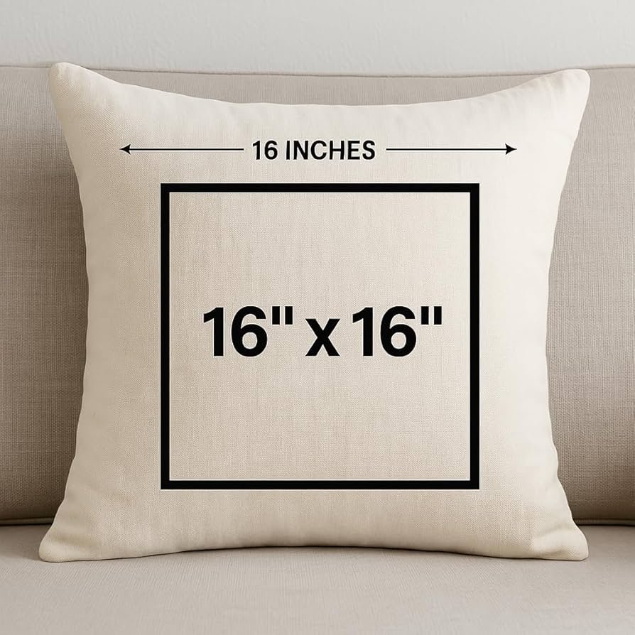 Printed Cushion Cover Home Decorative Pillow for Sofa Soft Solid Square Throw Pillow Cushion Covers Satin Cushion Covers Set of 5 Size 16 x 16 Inch (Design 16) - Image 3