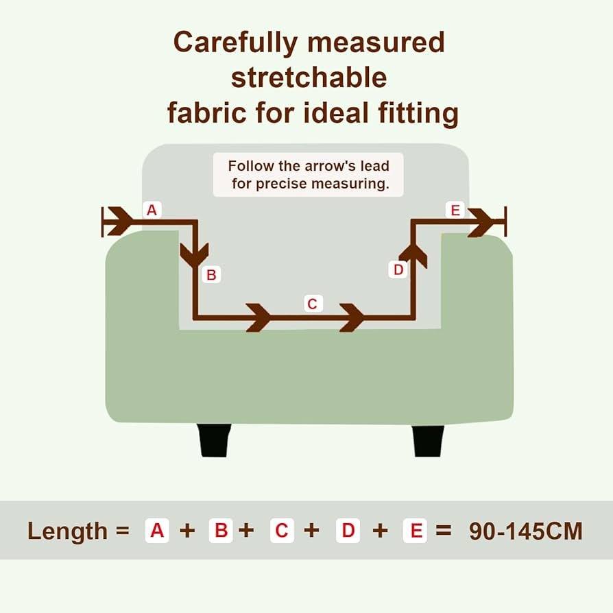 Blue Flower Polyester Sofa Cover – Stretch Fit, Universal 3+1+1 Seater, Floral Print - Image 9