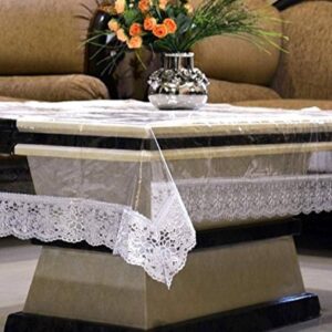 Table Cloth_Center Table Cover_Round Table Cover_Table Cover 4 Seater_Transparen