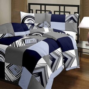 Super Soft Reversible Design Dohar I AC Blanket I Blanket for All Season I Gifting (Double, Blue Check)