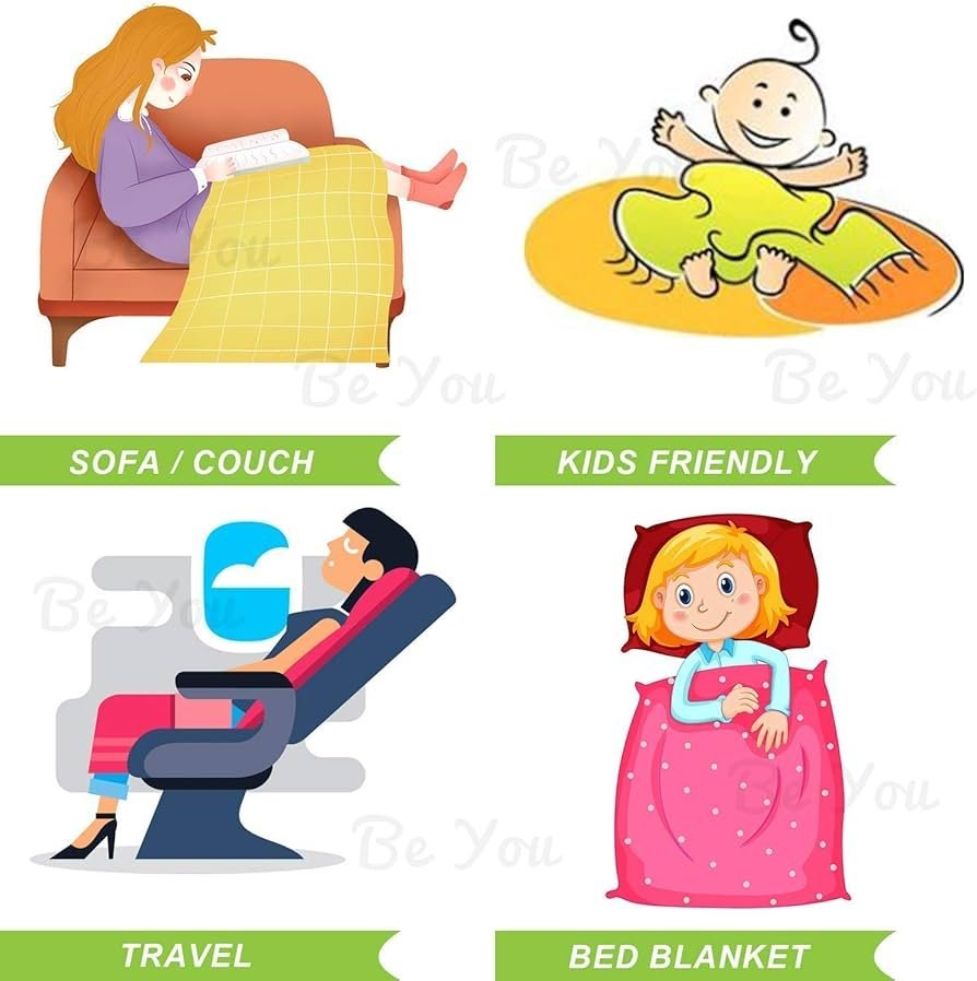 Super Soft Reversible Design Dohar I AC Blanket I Blanket for All Season I Gifting (Double, White - Zebra) - Image 5