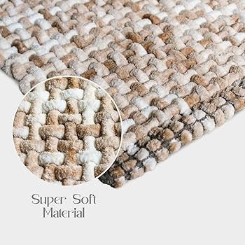 Anti-Slip Cotton Polyester Blend Bathroom Mat (40x60 cm) - Water-Absorbent Floor Mat for Home & Doorway - Image 11