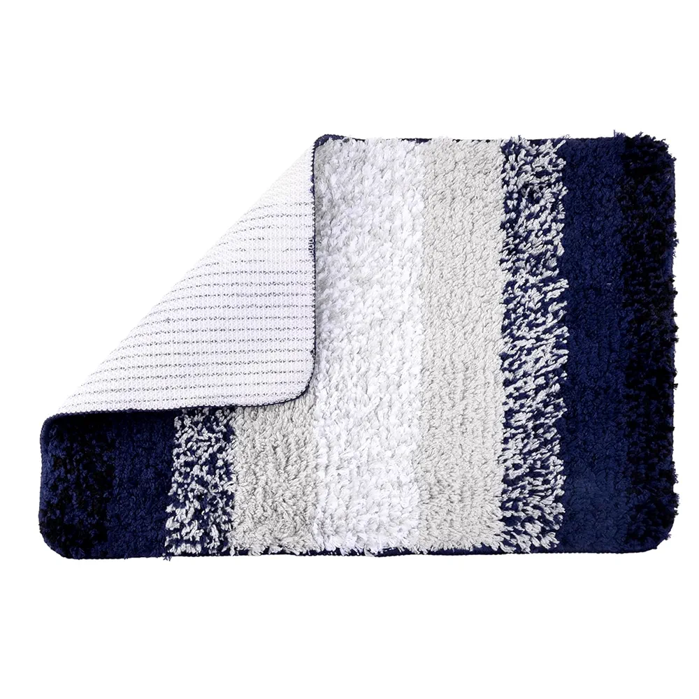 Door Mat | Dust Trapper & Anti-Skid Floor Mat for Home Entrance | Blue Patta Rainbow Design | Entryway Door Mat, Gray (60x40 cm) - Image 2