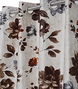 2 Piece Windflower Eyelet Polyester - Brown