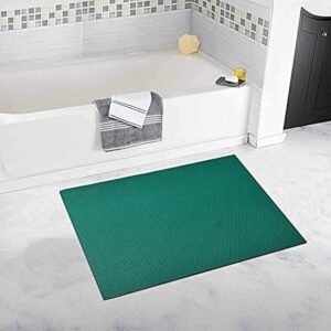 Multipurpose Anti-Skid PVC Rubber Jali Mat (2x4 Feet) - Waterproof Doormat for Outdoor, Pool & Bathroom (Green)