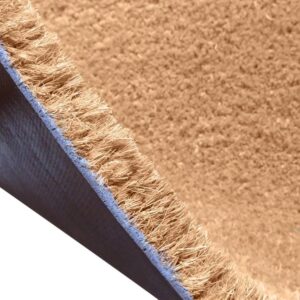 Tile Design Coir Doormat, Size 120cm x 40cm - Natural, Rectangular