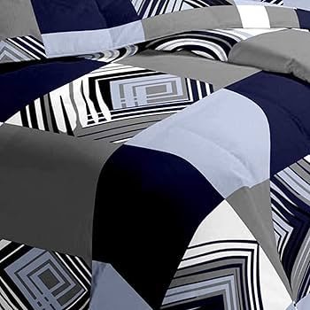 Super Soft Reversible Design Dohar I AC Blanket I Blanket for All Season I Gifting (Double, Blue Check) - Image 3