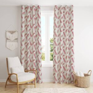 Polyester Curtains 7 Feet Long Set of 2 Pieces Door Curtains