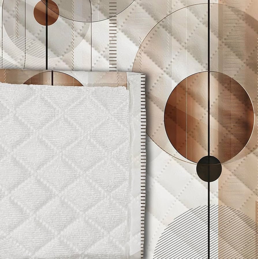 Premium Quilted Velvet Sofa Cover Mat | Printed Couch Seat Runner for 5-Seater Sofa (Golden Circle) - Image 2