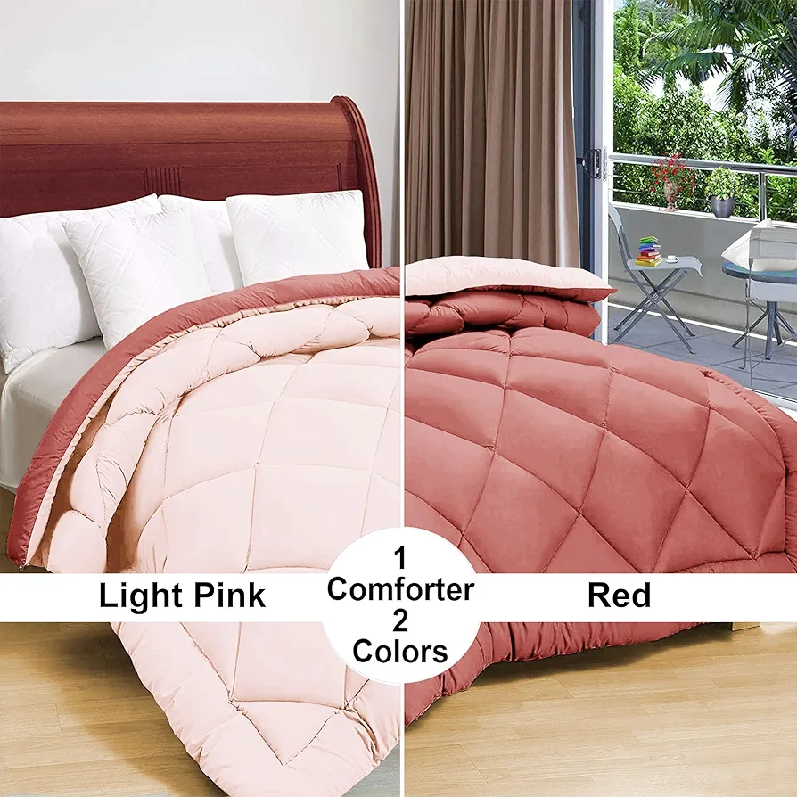 220 GSM Solid Plain Reversible Summer (Candy Pink) - Image 2