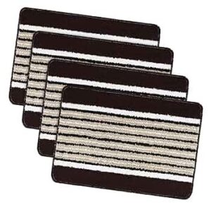 16x24 Inch Durable Main Entrance Footmats – Micro New Wings Lining Brown