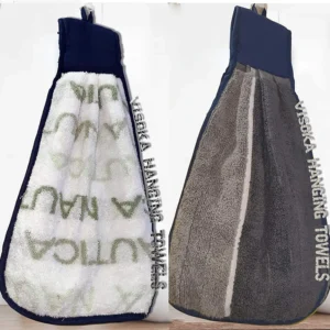 Kitchen & Hand Wash Towels – Velvet, Soft Touch, Large Size, Super Absorbent, Pack of 2