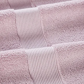 703 GSM 6 pcs Towels Set - All Cotton Zero Twist Premium Hotel & Spa Quality Highly Absorbent (2 Bath Towels, 2 Hand Towel and 2 Wash Cloth) - Mauve - Image 3