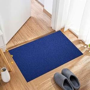 Floor Mat 18x30 Inch | Noodles Rubber Mat for Home, Bathroom & Office | Anti-Skid Foot Mat, Blue