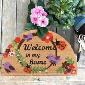 Large 45x75cm Coir Door Mats for Entrance Big Size Welcome Mat