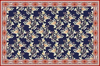 Kingfisher Printed Cotton Dining Table Cover – 4-Seater, Anti-Skid, 60x60 Inch - Image 8